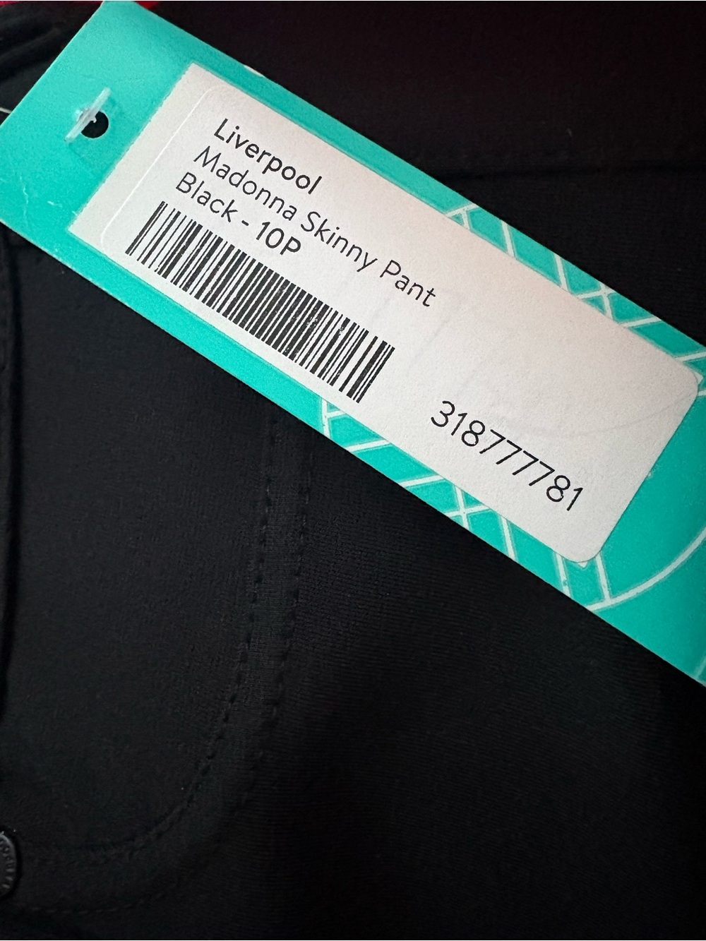 Liverpool Black Pull-On Jeggings - Picture 3 of 3